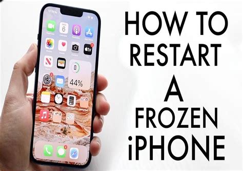 How do I unfreeze my iPhone screen?